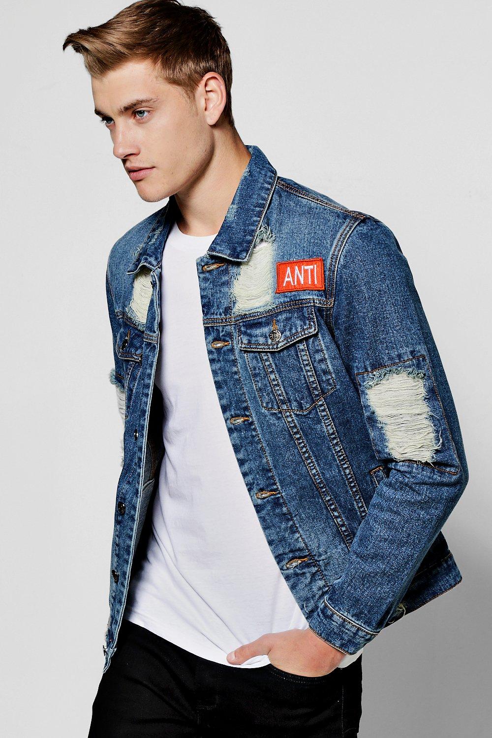 Anti blue hot sale denim jacket